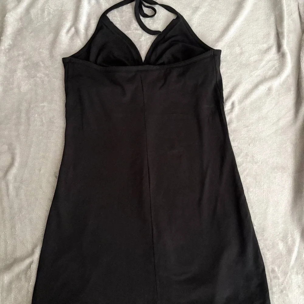 Lacoste Women's Elegant Black Backless Dress - Picture 5 of 6